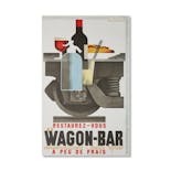 WAGONS-LITZ 'WAGON-BAR' POSTER [REPRODUCED EDITION]